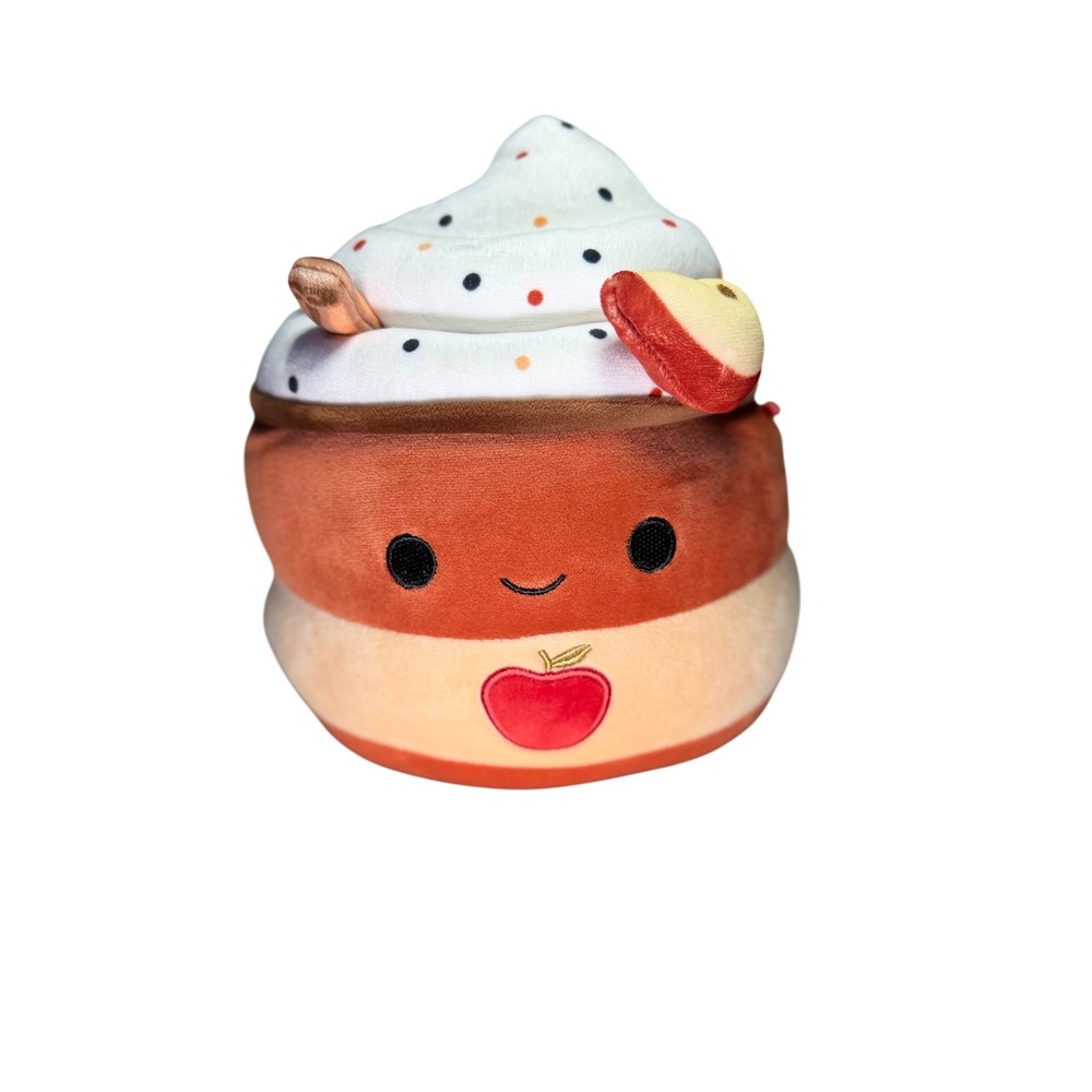 Squishmallows Apple Cider Float Plush 8 Inch Kellytoy Fall Harvest